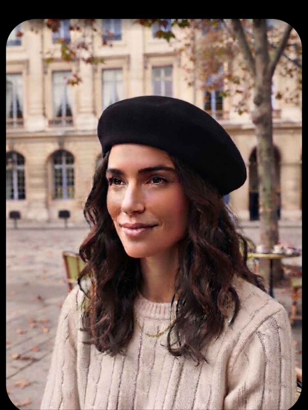 Maison Pholya Classic 100% Wool Beret Made In Italy
